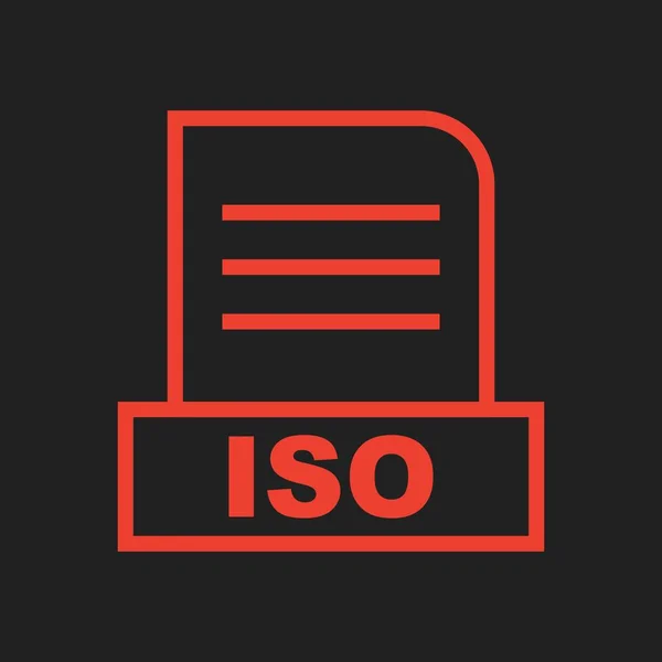 Iso Bestand Geïsoleerd Abstracte Achtergrond — Stockfoto