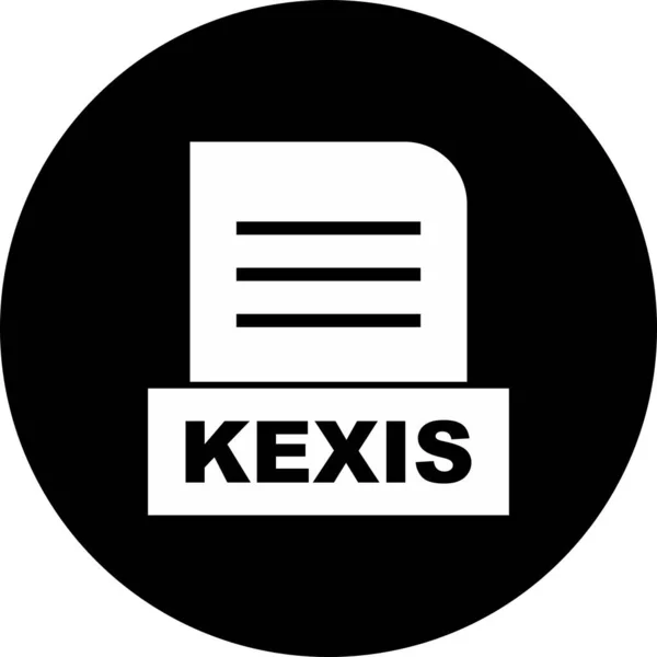 Kexisファイルを抽象的な背景に分離 — ストック写真