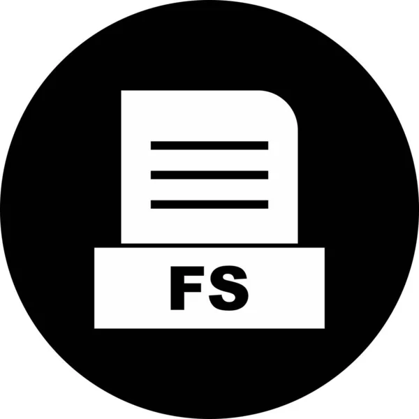 FS dosyası soyut arkaplanda izole edildi 