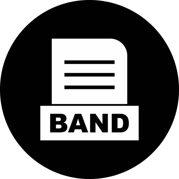 Izolovaný Soubor Band Abstraktním Pozadí — Stock fotografie