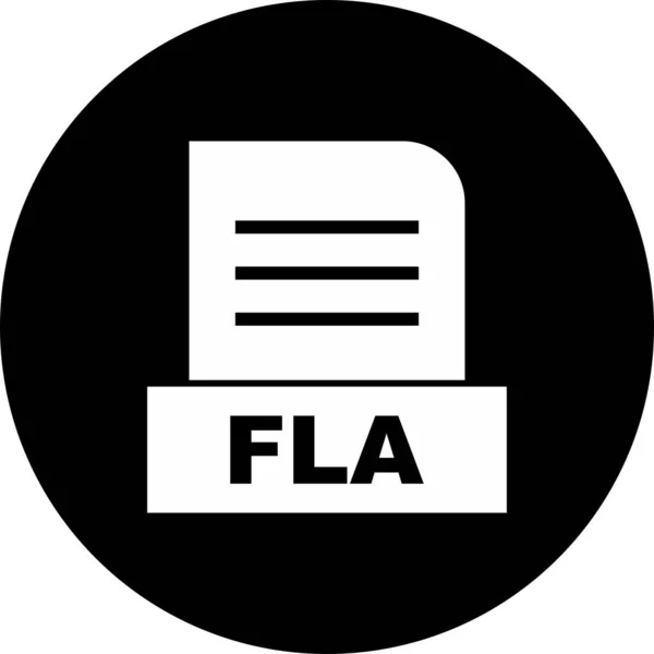 Fla File Isolated Abstract Background — Stock Photo, Image