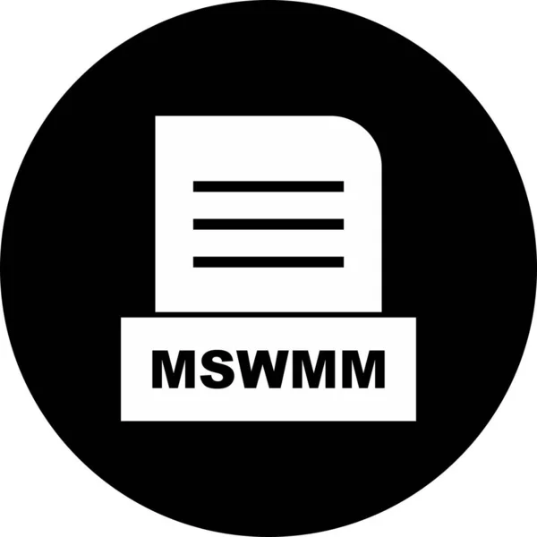Mswmm Fájl Elszigetelt Absztrakt Háttér — Stock Fotó