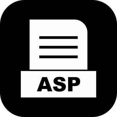 ASP dosyası soyut arkaplanda izole edildi