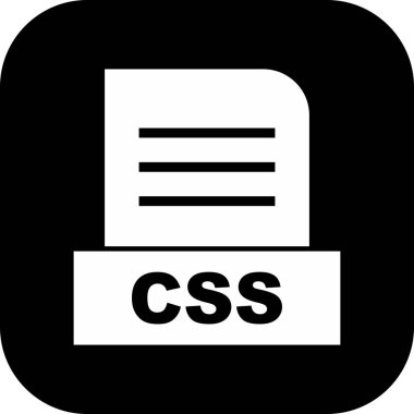  CSS dosyası soyut arkaplanda izole edildi