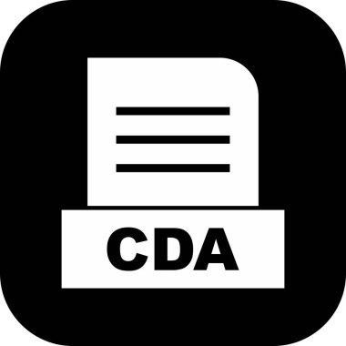 CDA dosyası soyut arkaplanda izole edildi