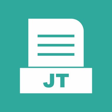 JT dosyası soyut arkaplanda izole edildi 