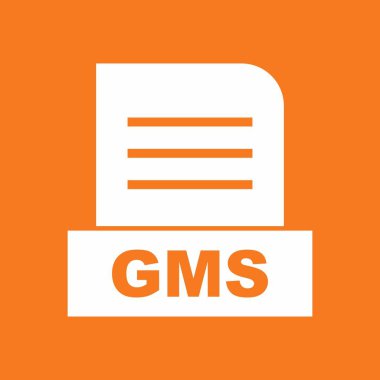 Soyut Arkaplanda GMS dosyası izole edildi