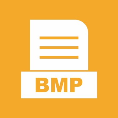 BMP dosyası soyut arkaplanda izole edildi