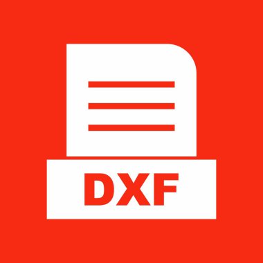 DXF dosyası soyut arkaplanda izole edildi