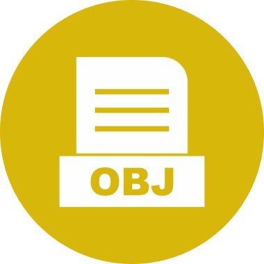 OBJ dosyası soyut arkaplanda izole edildi