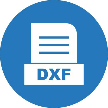 DXF dosyası soyut arkaplanda izole edildi