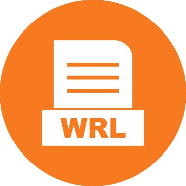 WRL dosyası soyut arkaplanda izole edildi 