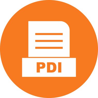 PDI dosyası soyut Arkaplanda izole edildi