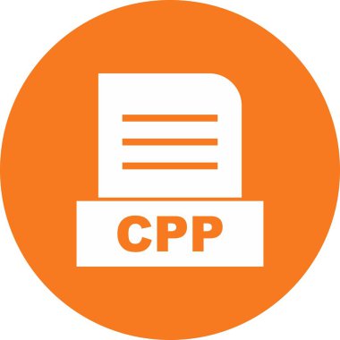 CPP dosyası soyut Arkaplanda izole edildi