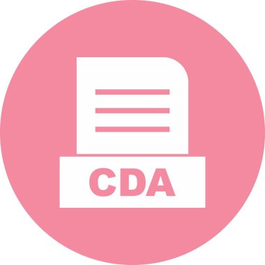 CDA dosyası soyut arkaplanda izole edildi