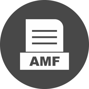 AMF dosyası soyut arkaplanda izole edildi