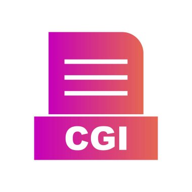 CGI dosyası soyut arkaplanda izole edildi