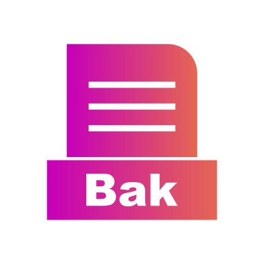 Bak dosyası soyut arkaplanda izole edildi 