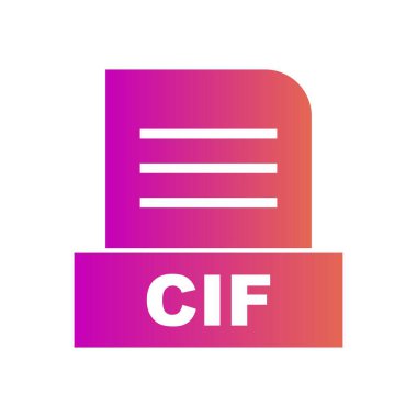 CIF dosyası soyut arkaplanda izole edildi