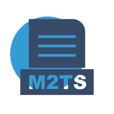 M2TS dosyası soyut arkaplanda izole edildi