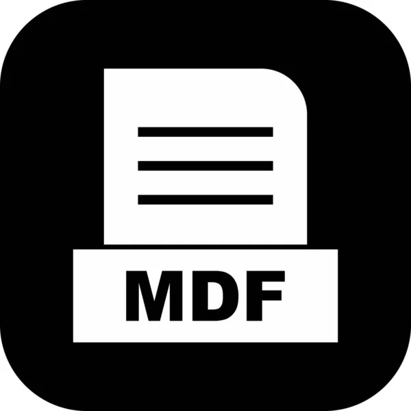 Файл Mdf Изолирован Абстрактном Фоне — стоковое фото