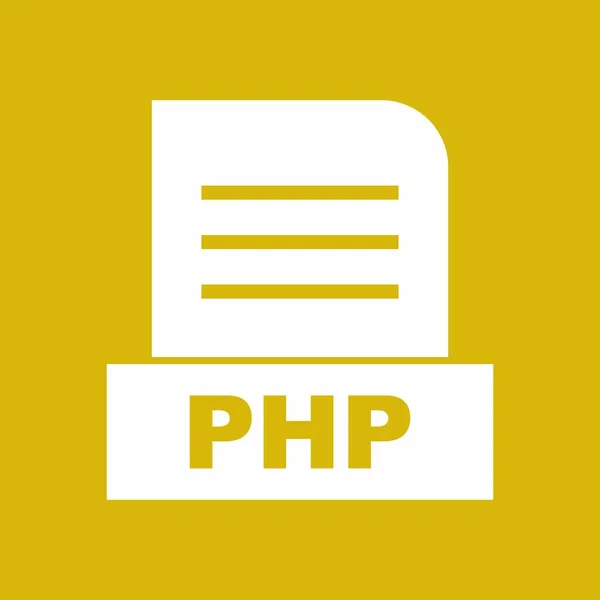 Php Файл Ізольовано Абстрактному Тлі — стокове фото