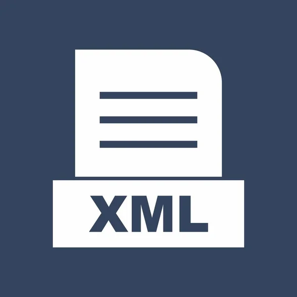 File Xml Isolato Sfondo Astratto — Foto Stock