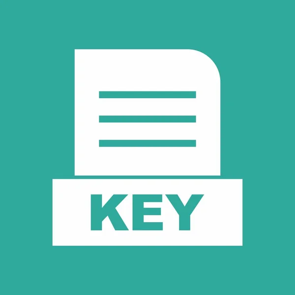 Файл Key Ізольовано Абстрактному Тлі — стокове фото
