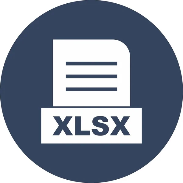 Αρχείο Xlsx Απομονώθηκε Αφηρημένο Φόντο — Φωτογραφία Αρχείου