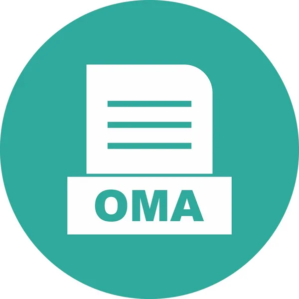 Omaファイルを抽象的な背景に分離 — ストック写真