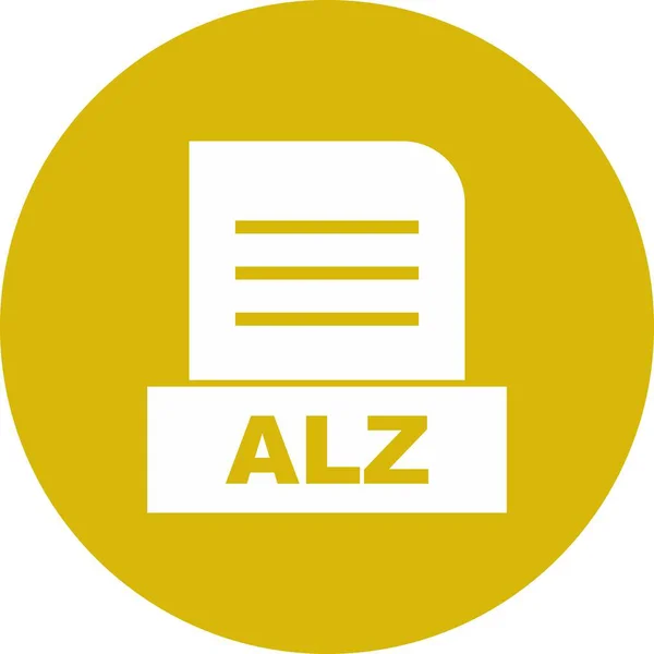 Alz Fil Isolerad Abstrakt Bakgrund — Stockfoto