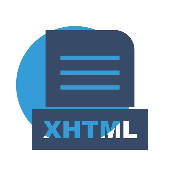 Αρχείο Xhtml Απομονωμένο Αφηρημένο Φόντο — Φωτογραφία Αρχείου