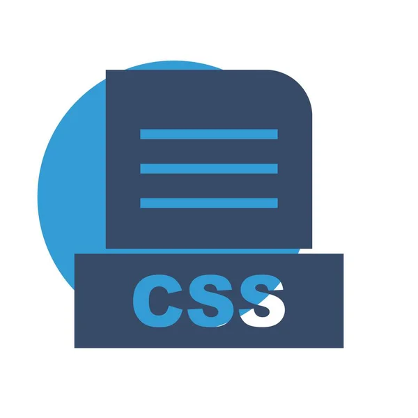 Css Bestand Geïsoleerd Abstracte Achtergrond — Stockfoto