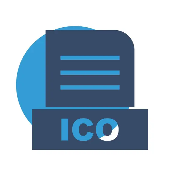 File Ico Isolato Sfondo Astratto — Foto Stock