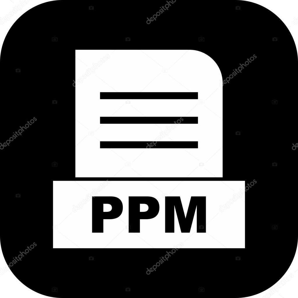  PPM file Isolated On Abstract Background 