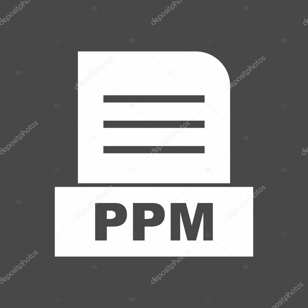  PPM file Isolated On Abstract Background 