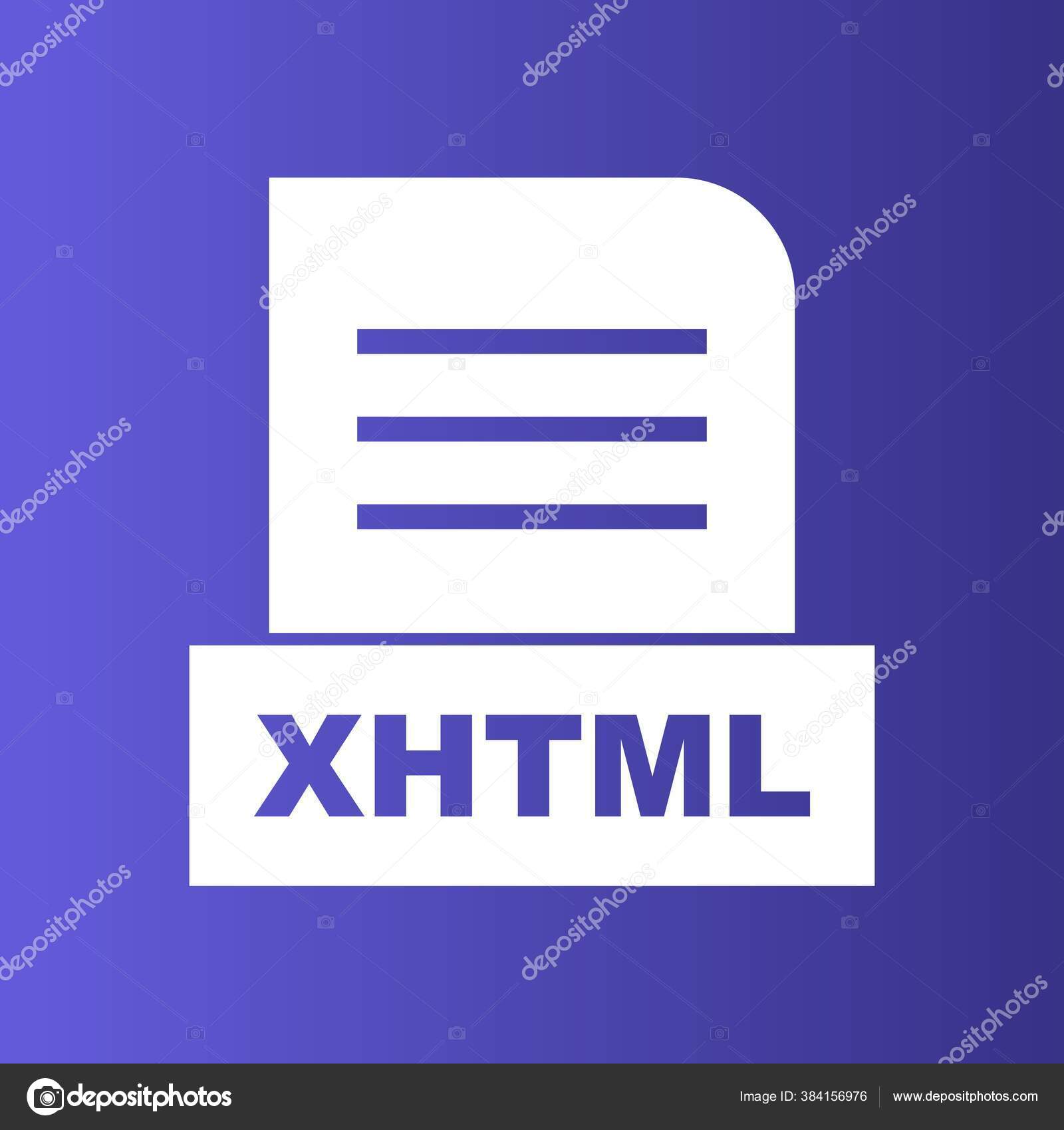 Xhtml File Isolated Abstract Background — Stock Photo © Vectorvalley ...
