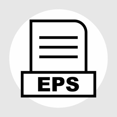 EPS dosyası soyut arkaplanda izole edildi