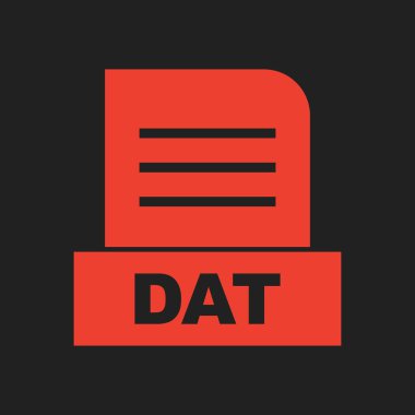 Veri dosyası soyut arkaplanda izole edildi