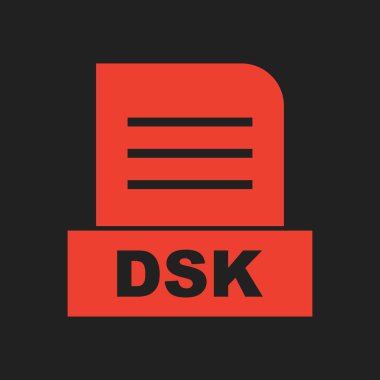 DSK dosyası soyut Arkaplanda izole edildi 