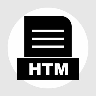 HTM dosyası soyut Arkaplanda izole edildi