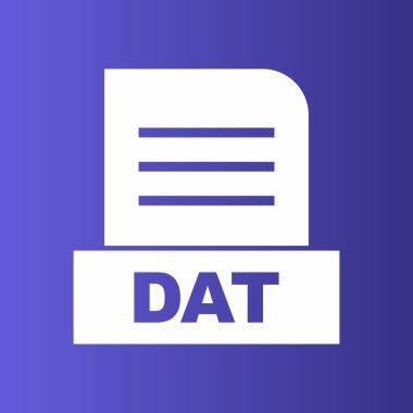 Veri dosyası soyut arkaplanda izole edildi