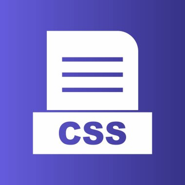  CSS dosyası soyut arkaplanda izole edildi