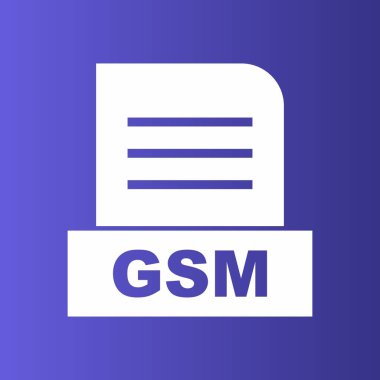 Soyut Arkaplanda GSM dosyası izole edildi