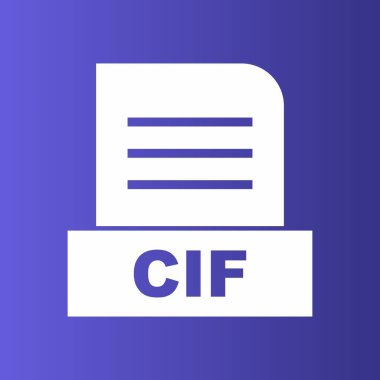 CIF dosyası soyut arkaplanda izole edildi