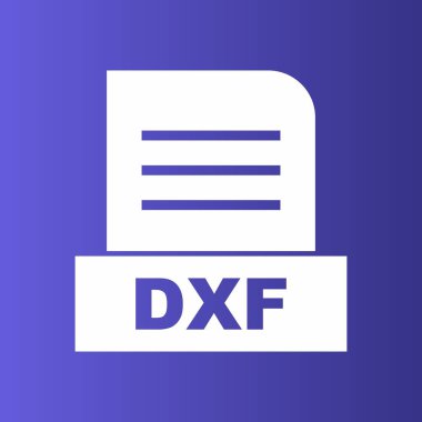 DXF dosyası soyut arkaplanda izole edildi