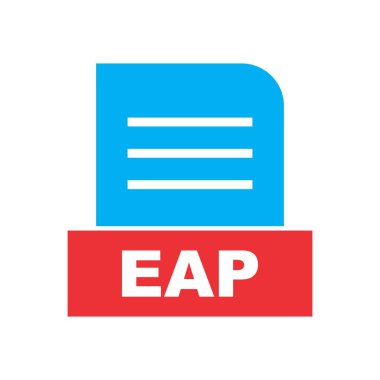 EAP dosyası soyut arkaplanda izole edildi