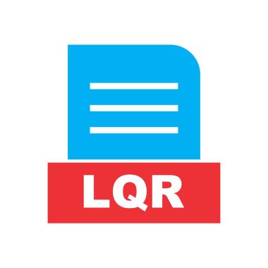 LQR dosyası soyut arkaplanda izole edildi