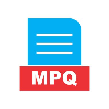 MPQ dosyası soyut arkaplanda izole edildi