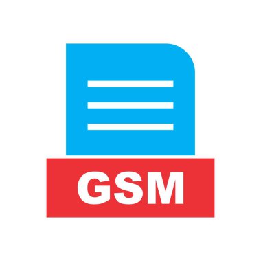 Soyut Arkaplanda GSM dosyası izole edildi